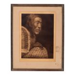Edward Curtis Photogravure. CURTIS, EDWARD S. 1868-1952. Yakotlus-Quatsino. [Cambridge, MA], 1...