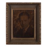 Edward Curtis Studio Portraits. CURTIS, EDWARD S. 1868-1952. A group of three orotone portraits,...
