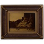 Curtis Studios Orotone. [CURTIS, EDWARD S. 1868-1952, after.] Cañon de Chelly, c.1904 (bu...