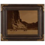 Edward Curtis Orotone. CURTIS, EDWARD S. 1868-1952. Cañon de Chelly, c.1904.