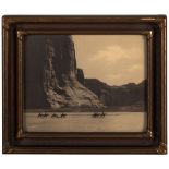 Edward Curtis Gelatin Silver Print. CURTIS, EDWARD S. 1868-1952. Cañon de Chelly, c.1904.