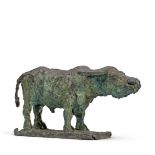 Dame Elisabeth Frink R.A. (British, 1930-1993) Maquette for Standing Water Buffalo 36.8 cm. (14 ...