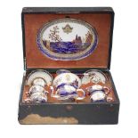 A Herend cased armorial tea service made for Emperor Maximilian I of Mexico, circa 1864