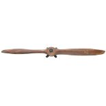 A twin-bladed wooden propeller for Mercedes PS 160 engine by Waidmannslust Wilhelm Wolff Propell...