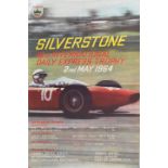 Seven British motor racing posters, 1960s-1980s, ((11))