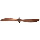 A Sopwith Snipe twin-bladed wooden propeller, British, late a 1918,