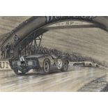 Walkden Fisher (1913-1979), British, 'Le Mans 1966';