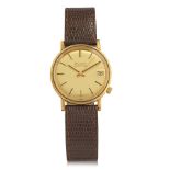 Bulova. A 9K gold electronic calendar wristwatch Accutron, Ref: 888-2, London Import mark for 1971
