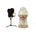 A Russ Meyer gumball machine and lamp