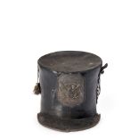 A 19TH CENTURY AMERICAN MILITIA SHAKO,