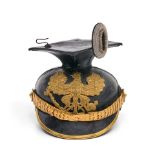 AN IMPERIAL GERMAN MODEL 1889 ULANAN (LANCER) OFFICER'S TSCHAPKA.