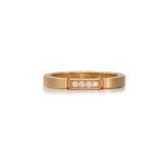 CARTIER: 18K ROSE GOLD 'MAILLON PANTHERE' DIAMOND RING