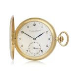International Watch Co. A 14K gold keyless wind full hunter pocket watch Circa 1936