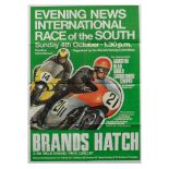 Ten Brands Hatch posters for motorcycle events, ((10))