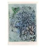 MARC CHAGALL (1887-1985) Le Paradis bleu, 1970 (Mourlot, 612)Lithographie en couleurs sur vé...