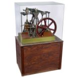 Sehr großes Modell einer Balancier-Dampfmaschine, um 1930