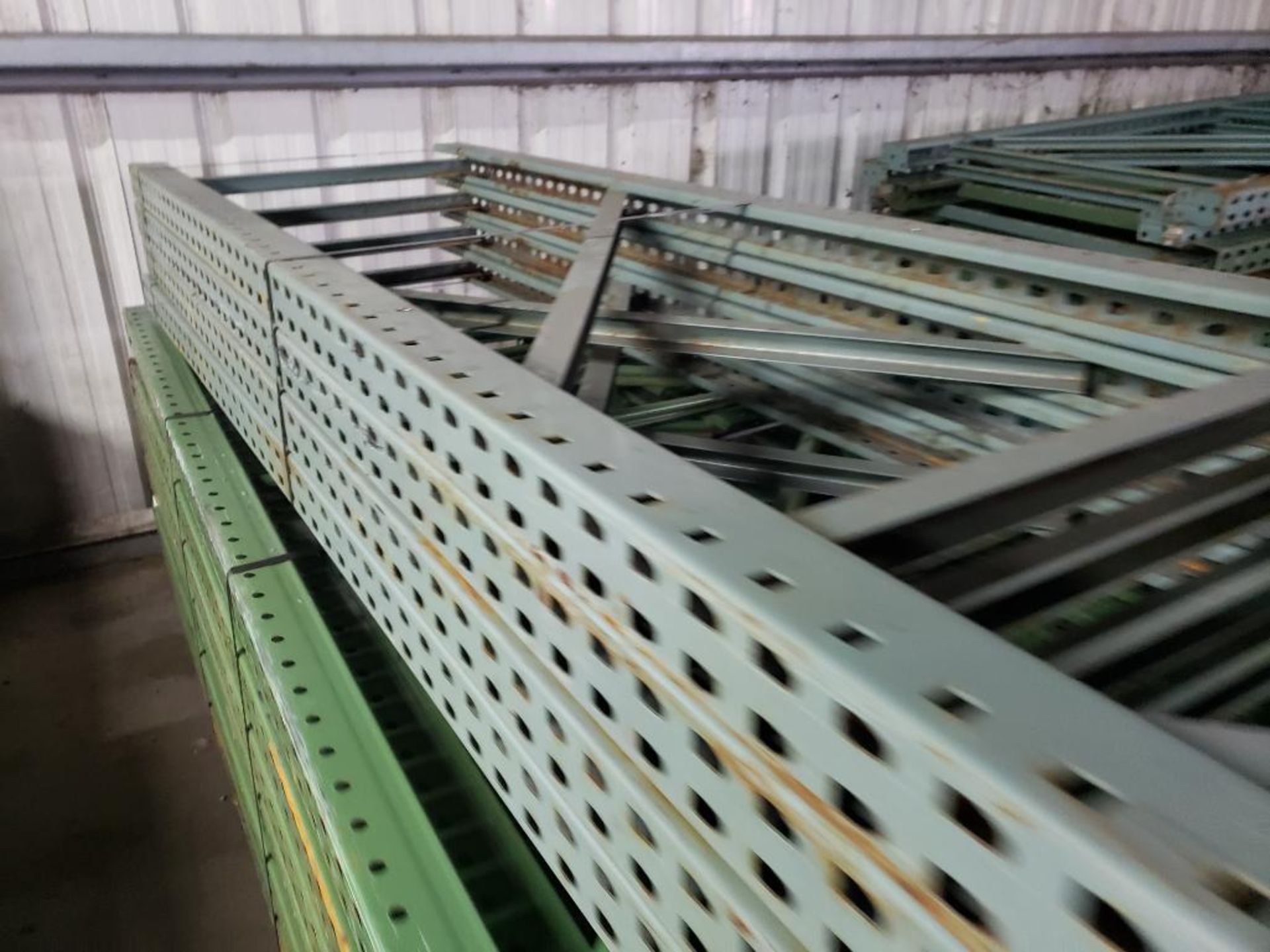 Edge Racking Palelts Qty 10 - Assorted pallet racking uprights. (4) 30in x 192in, (6) 2ft x ...