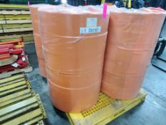 One stack of laminate floor padding/backing. 1mm thick x 182mm wide rolls. 6 rolls per stack.