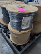 Qty 2 rolls - 1000ft each 18-16 CU wire. 3/C black.