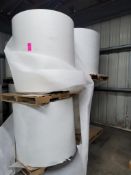 Qty 4 partial roll - Johns Manville Evalith fiber insulation material. Part number 7513L.