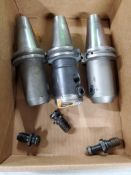 Qty 3 - Assorted Cat40 tool holders.