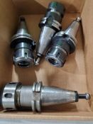 Qty 4 - Assorted Cat40 tool holders.