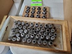 Large assortment of ER16 spring collets.