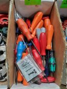 Large assortment of torx drivers.