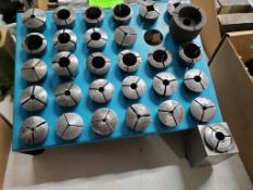 Qty 31 - 5C collets with rack.