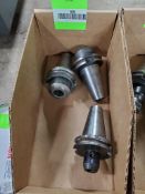 Qty 3 - Assorted Cat40 tool holders.