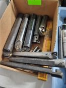Large assortment of indexable boring bars.