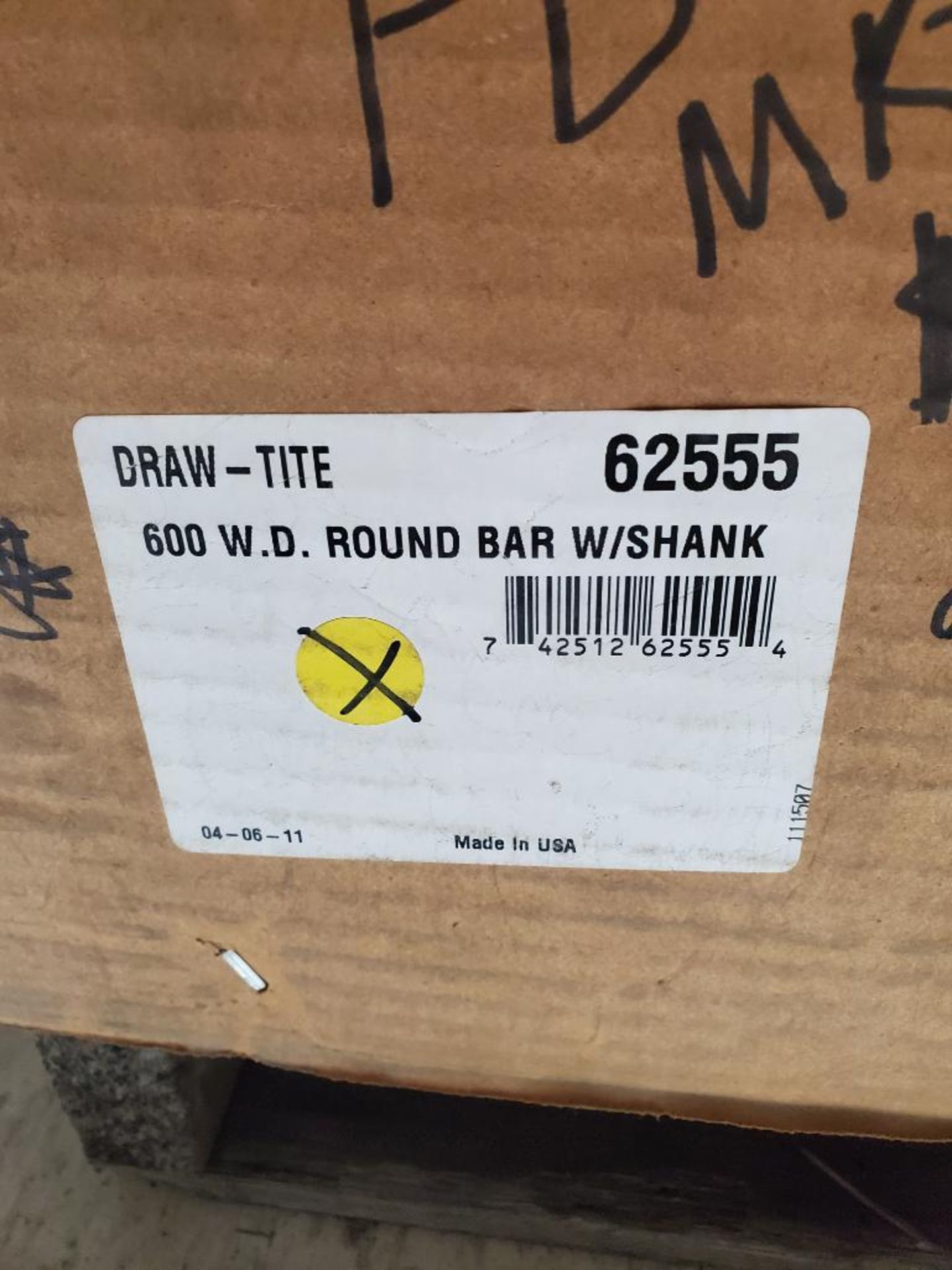 Qty 4 - Draw-Tite weight distribution hitch. 600 W.D. round bar with ...