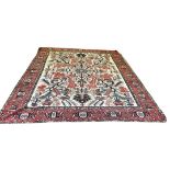 A rare large and attractive antique Serapi area rug, North West Persia, probably circa 1870-1900,