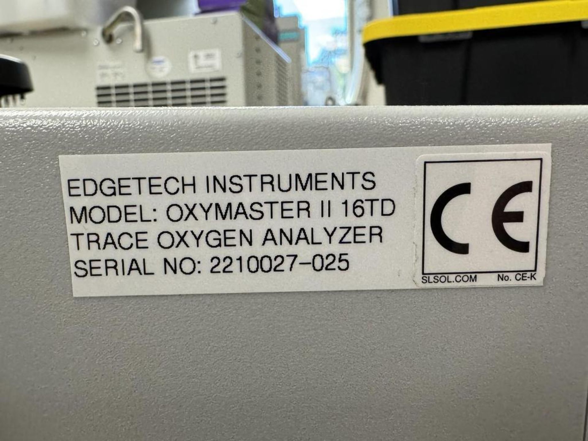 Lot Consisting Of: (1) Edgetech Instruments PPM 1 trace moisture ...