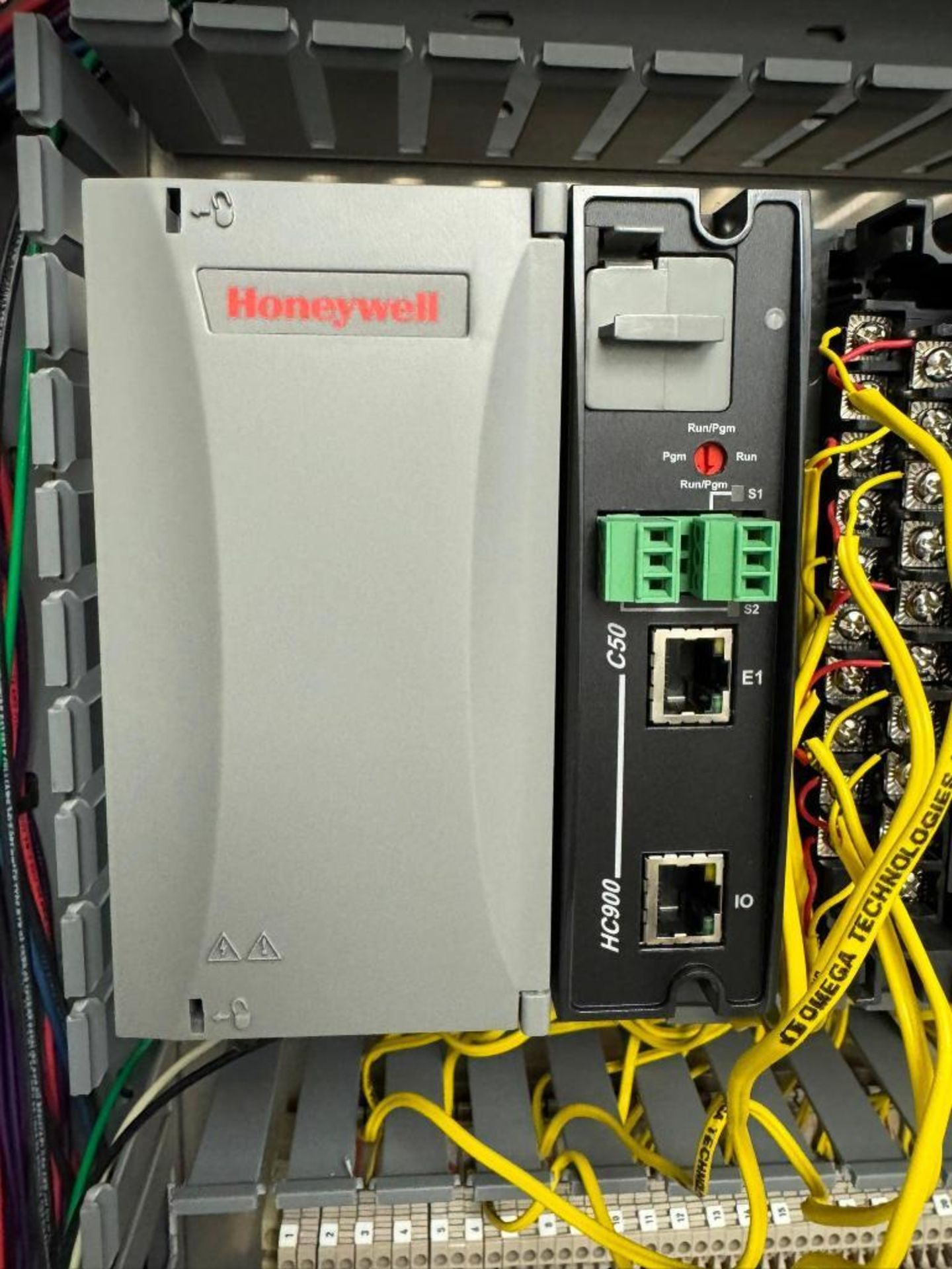 Plastic Control Panel. With Honeywell PLC.