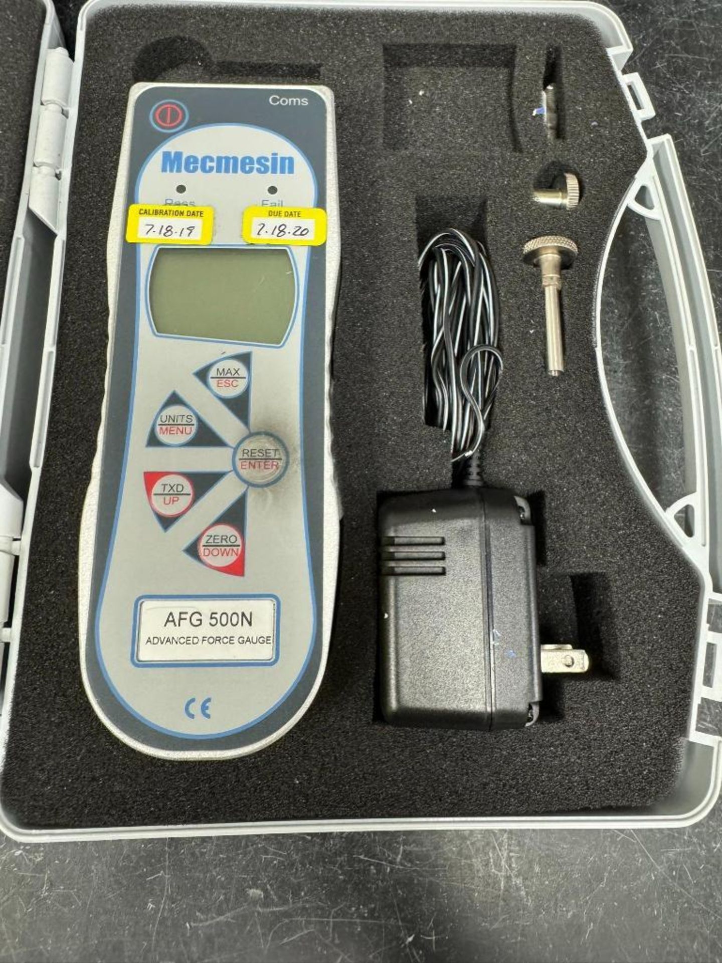 Lot Consisting of: (1) Mecmesin Advanced Force Gauge, (1) Chatillon DFE ...
