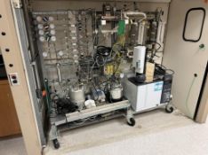 Portable Reactor System Consisting Of: (2) ATS Applied Test Systems split tube furnaces, (1) Agilent