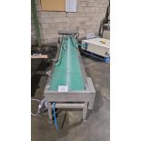 Metal Conveyor With Rubber Belt. *SUBJECT TO PIECEMEAL BIDS --THE GREATER OF THE CLOSING BID ON BULK