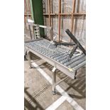 Stainless Steel Gravity Roller Conveyor.