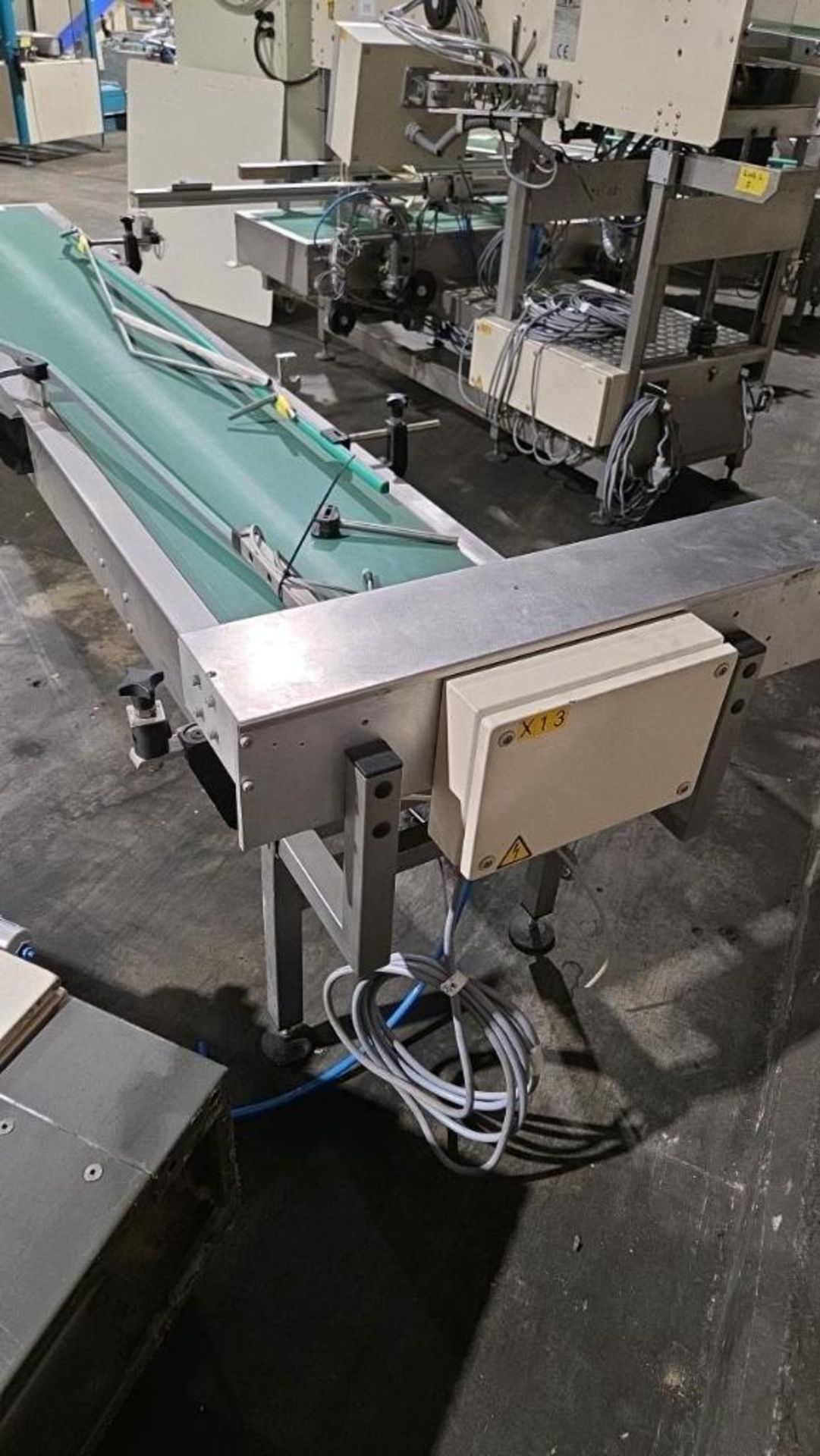 Metal Conveyor With Rubber Belt. *SUBJECT TO PIECEMEAL BIDS --THE GREATER OF THE CLOSING BID ON BULK - Image 2 of 3