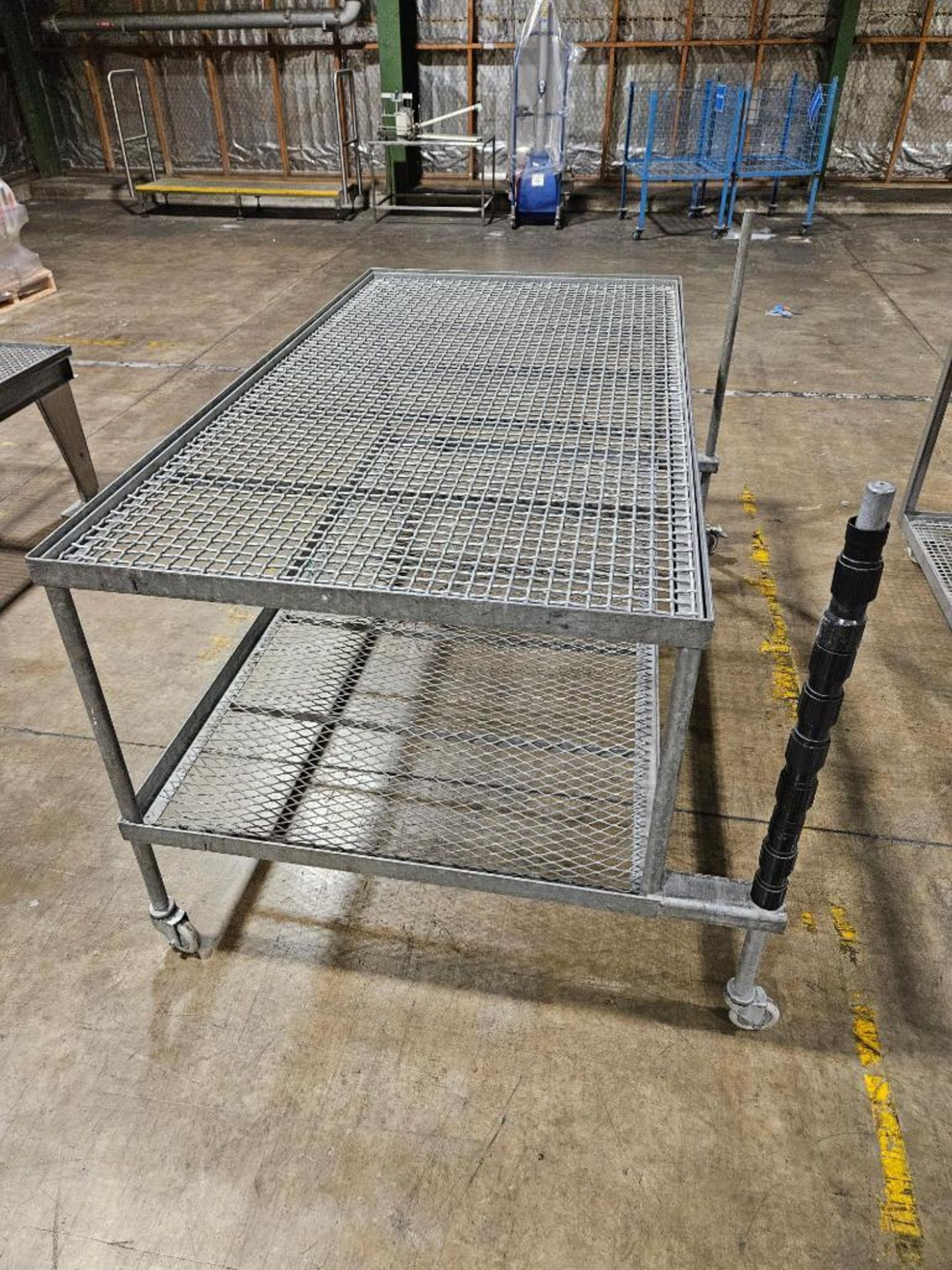 Stainless Steel Mesh Table.