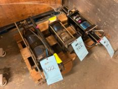 Lot of: (3) Haskel Air Operated Gas Boosters, Model # 5G-DD-14-C02, 83276-DP, AGD-14-50341.