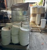Lot of: Assorted White Buckets And Lids.
