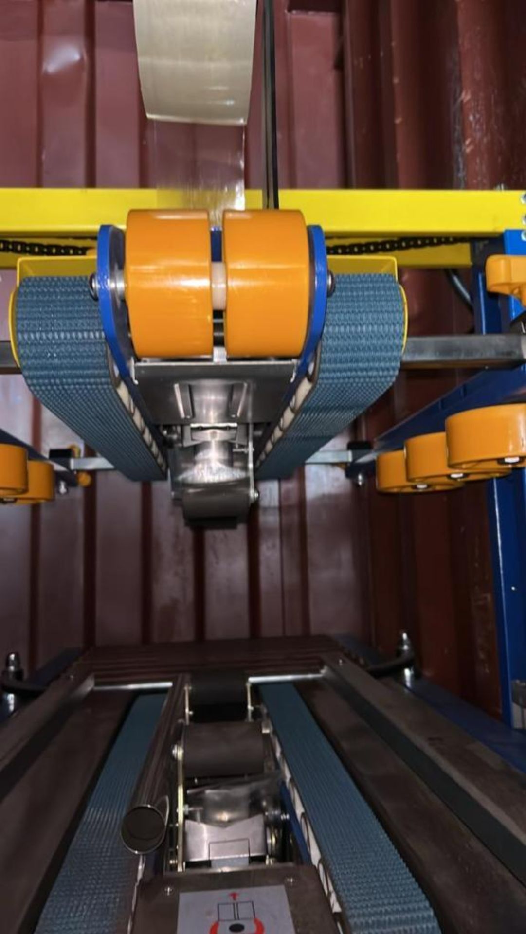 Kunba Automatic Box Taping Machine Top & Bottom Tape Conveyer, Tape ...
