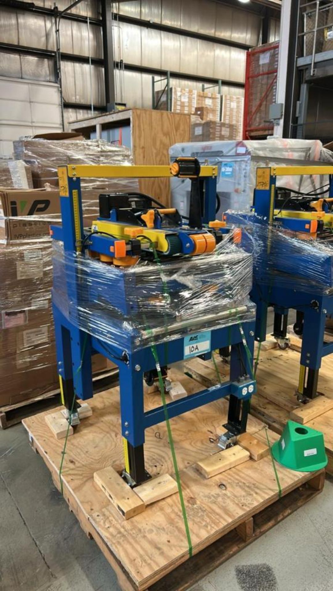 Kunba Automatic Box Taping Machine Top & Bottom Tape Conveyer, Tape ...