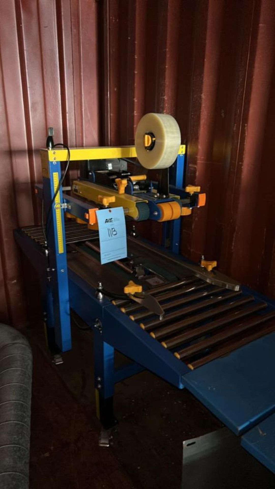 Kunba Automatic Box Taping Machine Top & Bottom Tape Conveyer, Tape ...