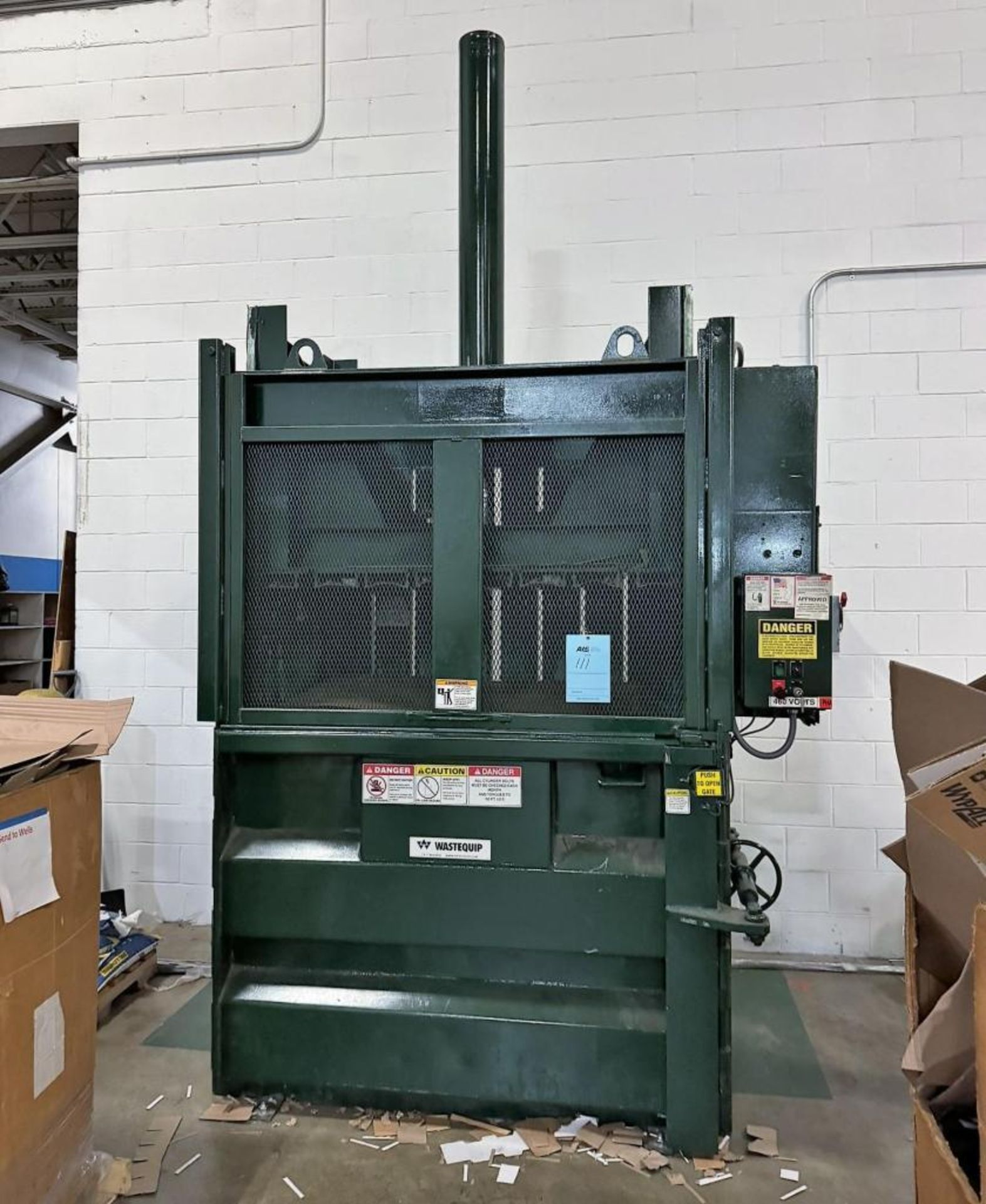 Wastequip Accurate Compactor-Baler, Model 60HD, Serial# 7823, Year 2002.