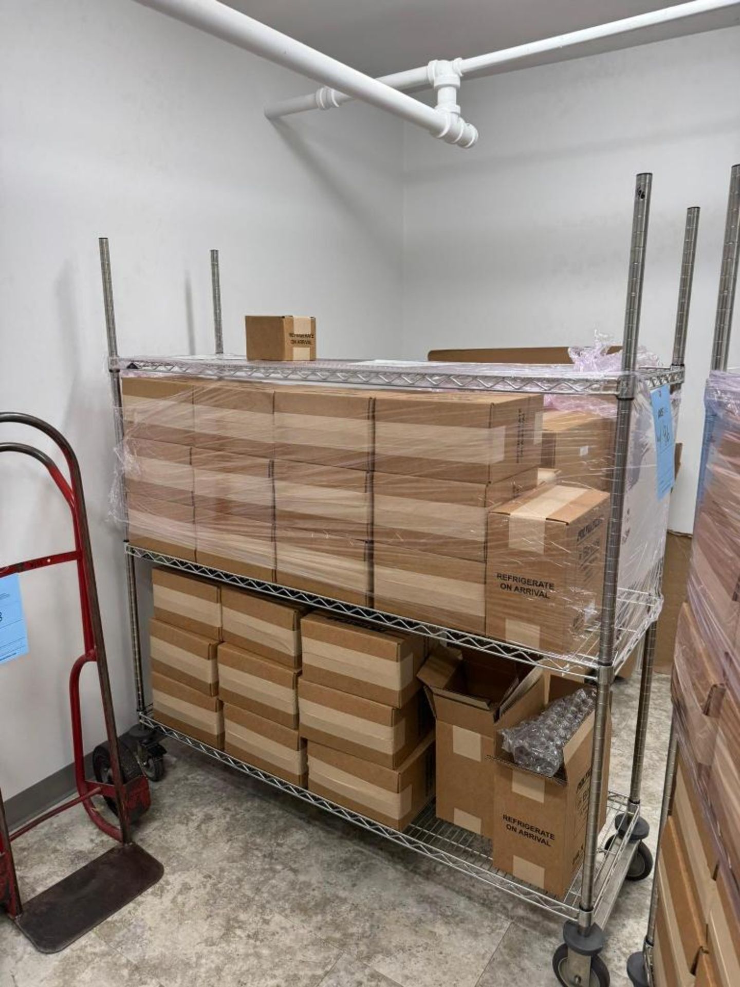 Metri Raksh Lot Of (2) Portable Metro Racks. Approximate 60
