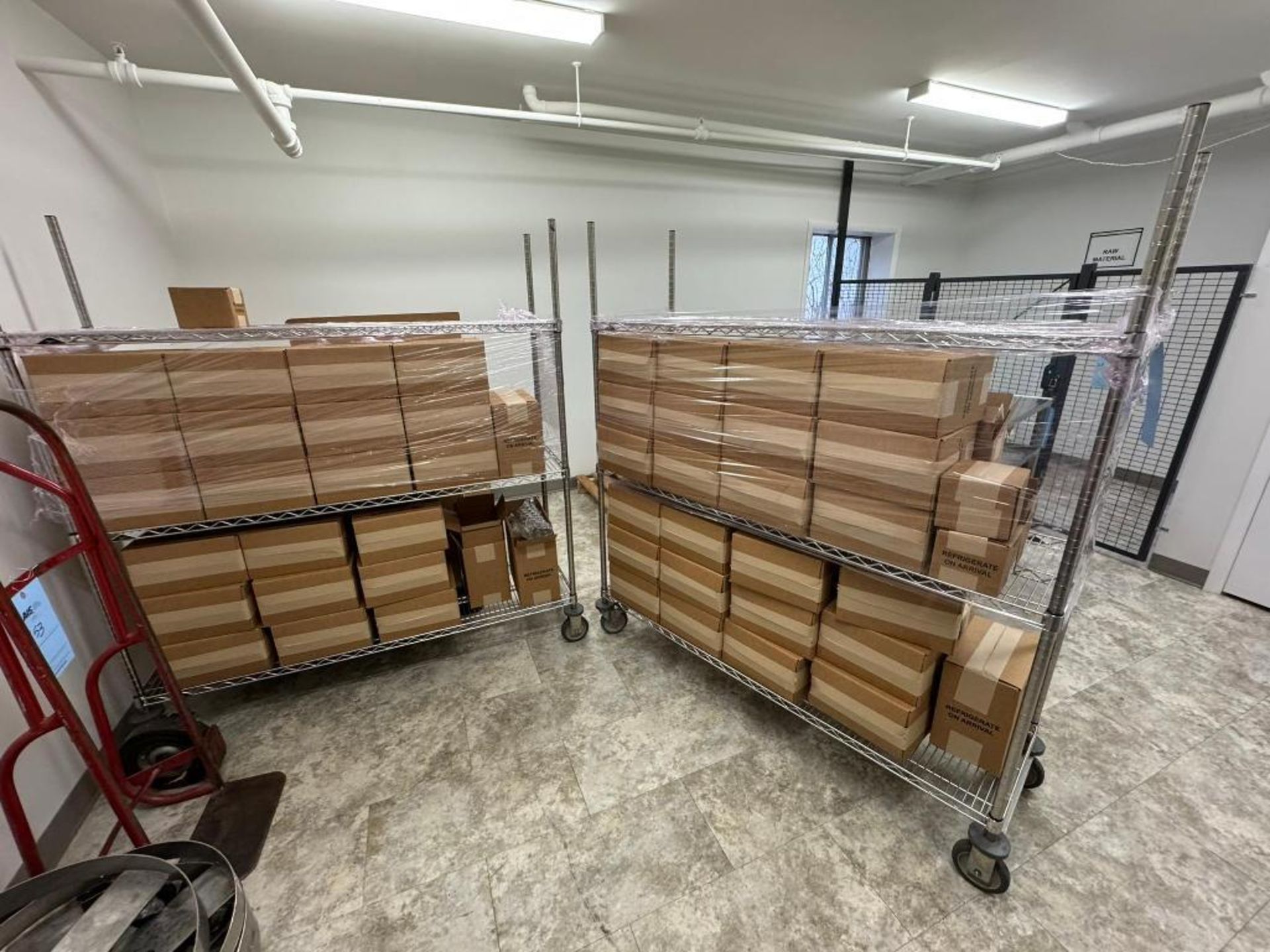 Metri Raksh Lot Of (2) Portable Metro Racks. Approximate 60