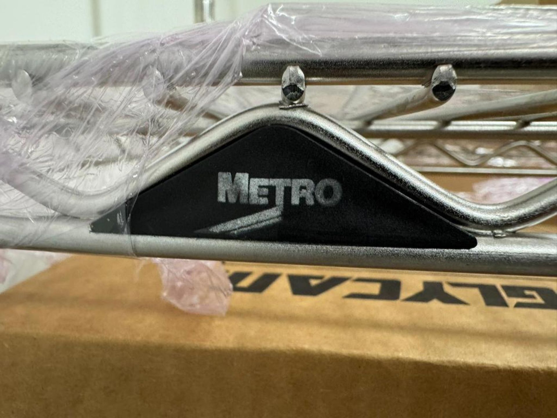 Metri Raksh Lot Of (2) Portable Metro Racks. Approximate 60